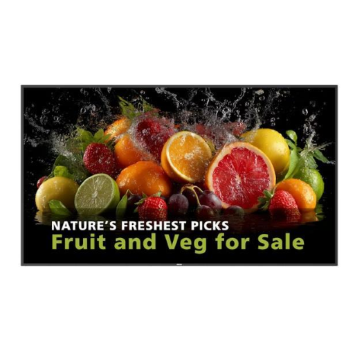 PHILIPS 86 MONITOR UHD 24/7 600 NITS